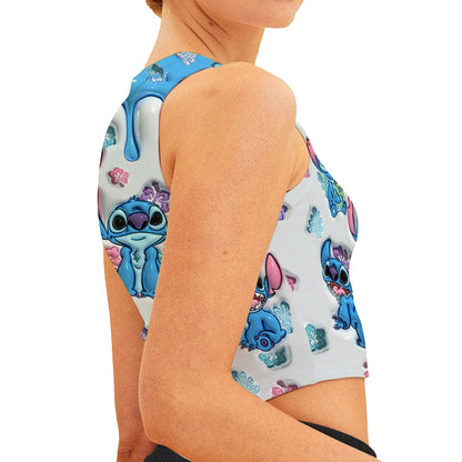 Ohana Forever - Personalized Ohana Crop Tank Top