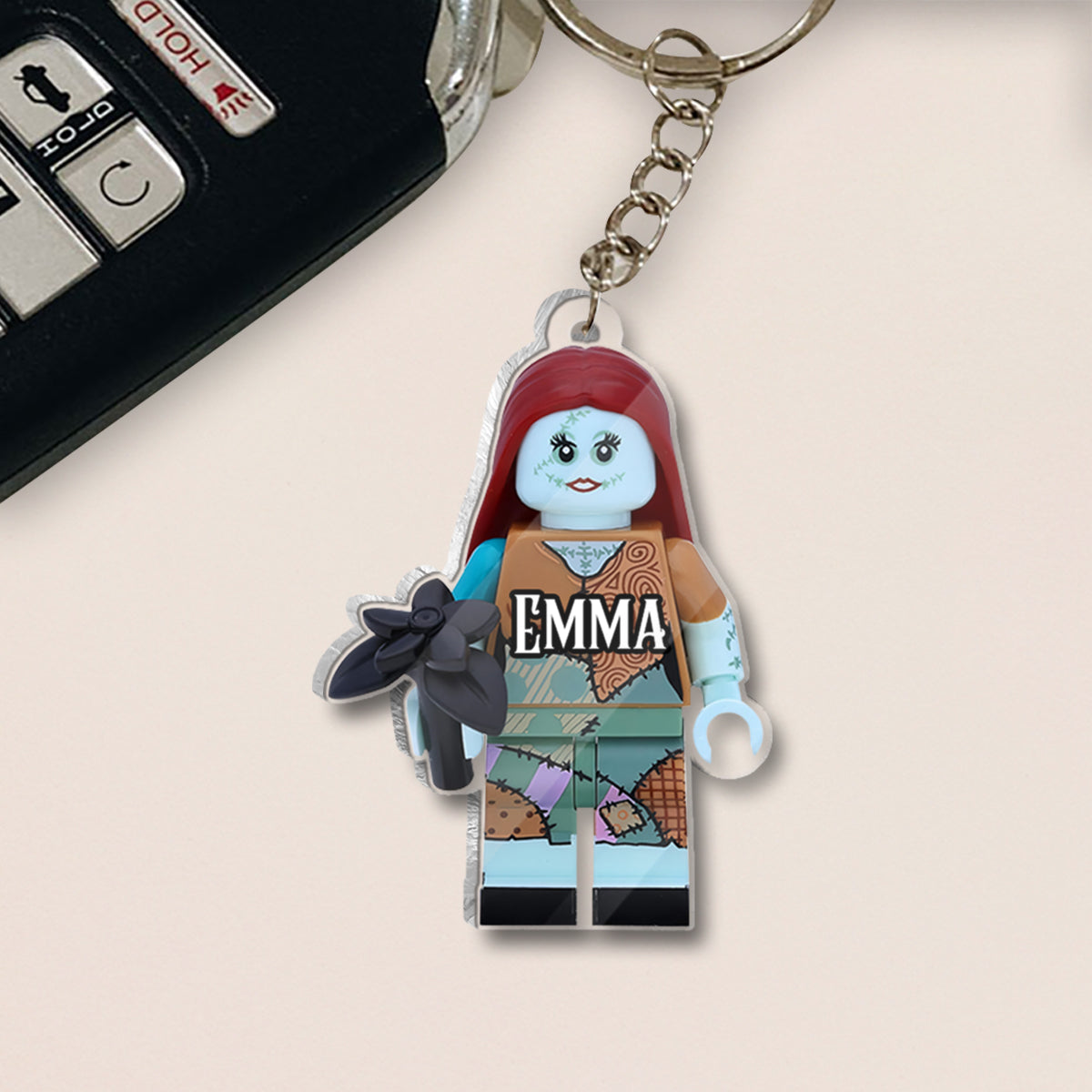 We Are Simply Meant To Be... - Personalized Nightmare Transparent Matching Keychain