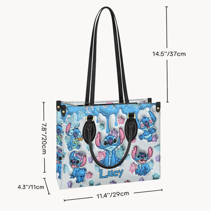 Ohana Means Family - Personalized Ohana Leather Handbag