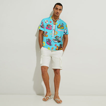 Horror Chilling - Personalized Hawaiian Shirt