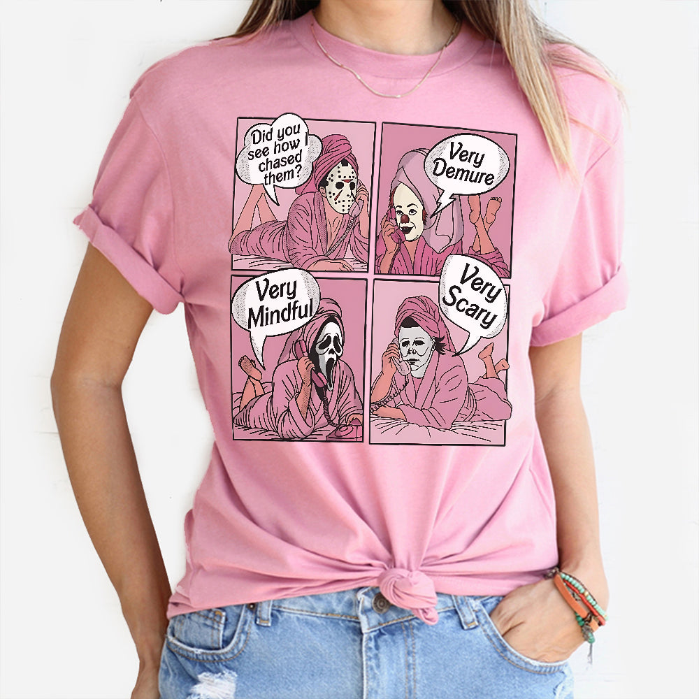 Very Demure, Very Mindful, Very Spooky T-shirt & Hoodie