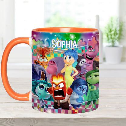 It's Okay To Feel All The Feels - Personalized Accent Mug