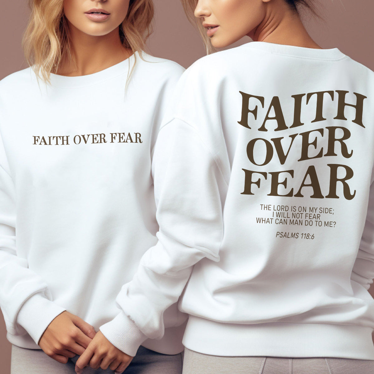 Faith Over Fear Christian T-shirt And Hoodie