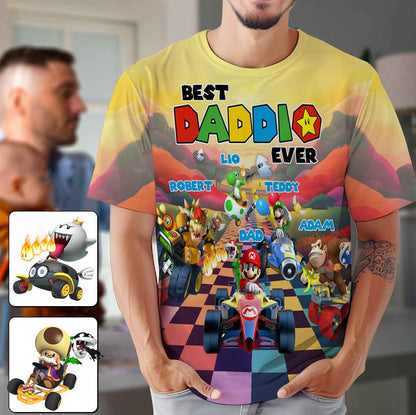 Best Dad Ever Happy Father's Day - Personalized Father All Over Shirt