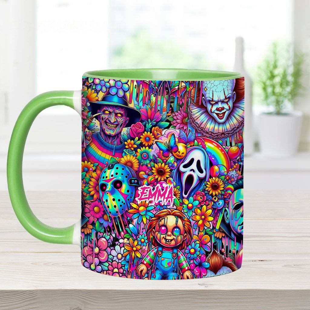 Colorful Horror - Personalized Accent Mug