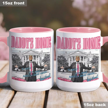 Daddy's Home - Personalized Accent Mug