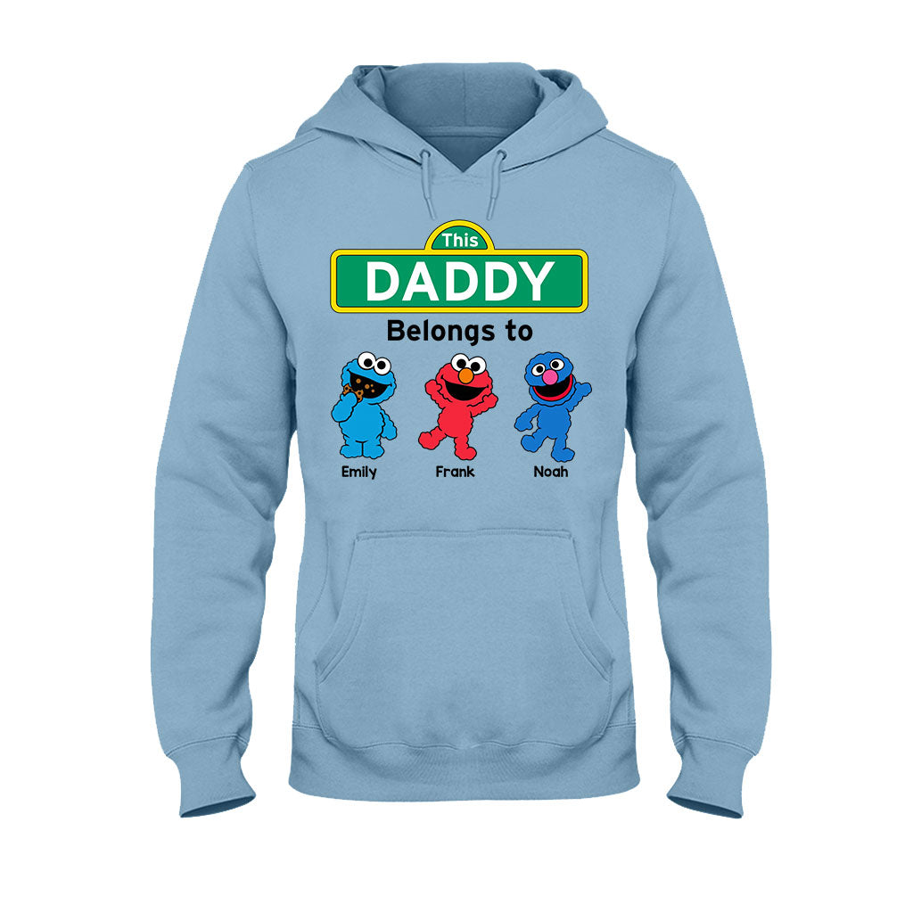 This Daddy/ Dad/ Grandpa... Belongs To - Personalized Father T-shirt And Hoodie