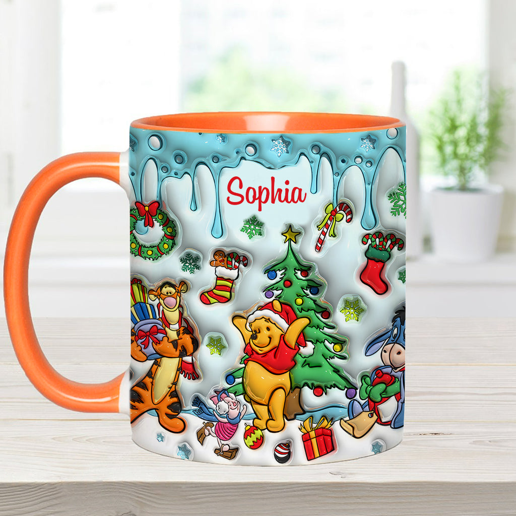 Merry Christmas - Personalized Mouse Accent Mug