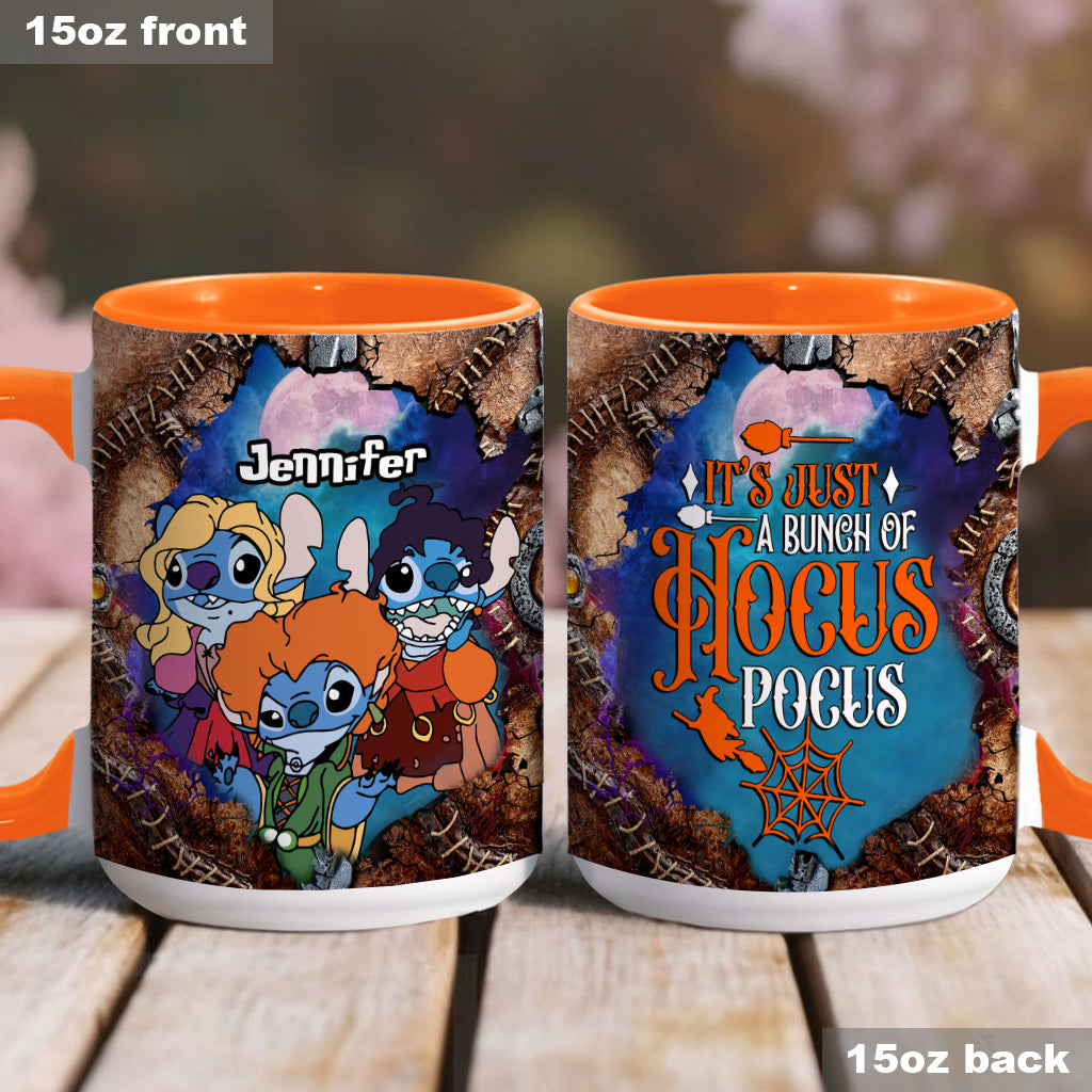 Just A Bunch Of Hocus Pocus - Personalized Ohana Accent Mug