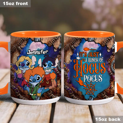 Just A Bunch Of Hocus Pocus - Personalized Ohana Accent Mug
