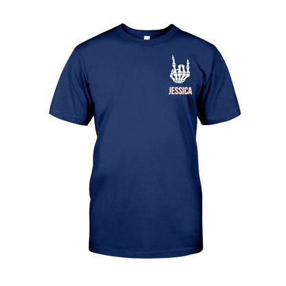 Sleep Deprived Barely Alive - Personalized Sarcasm T-shirt And Hoodie