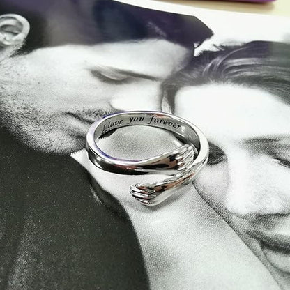Custom Text - Personalized Hug Ring