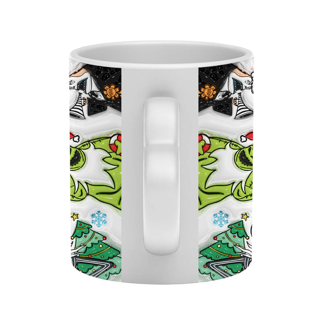 The Nightmare Before Christmas - Personalized Nightmare Heart Handle Mug