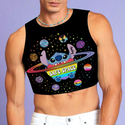 Safe Space - Personalized Ohana Crop Tank Top