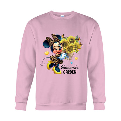 Grandma's Mom's Garden Custom Any Title - Personalized Mouse T-shirt And Hoodie
