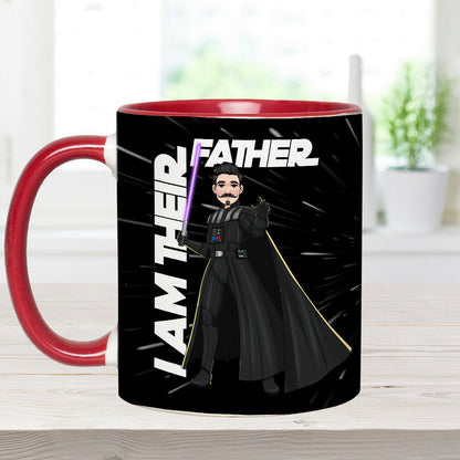 I Am Their Father - Personalized Father Accent Mug