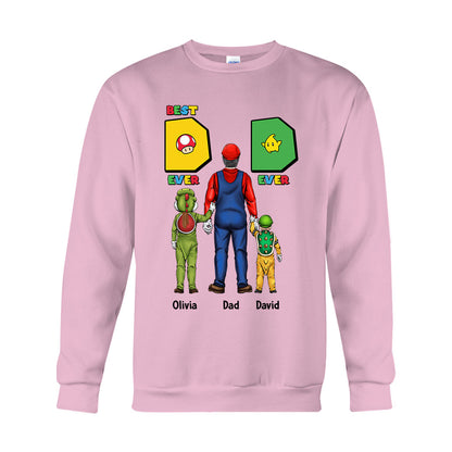 Best Dad Ever Ever - Personalized Father T-shirt And Hoodie