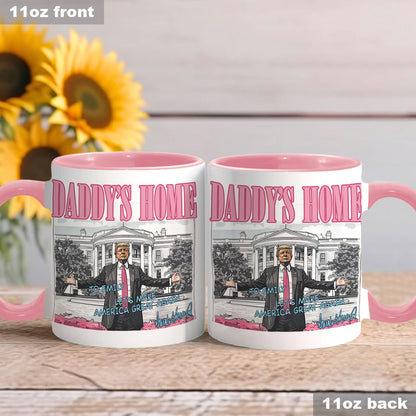 Daddy's Home - Personalized Accent Mug