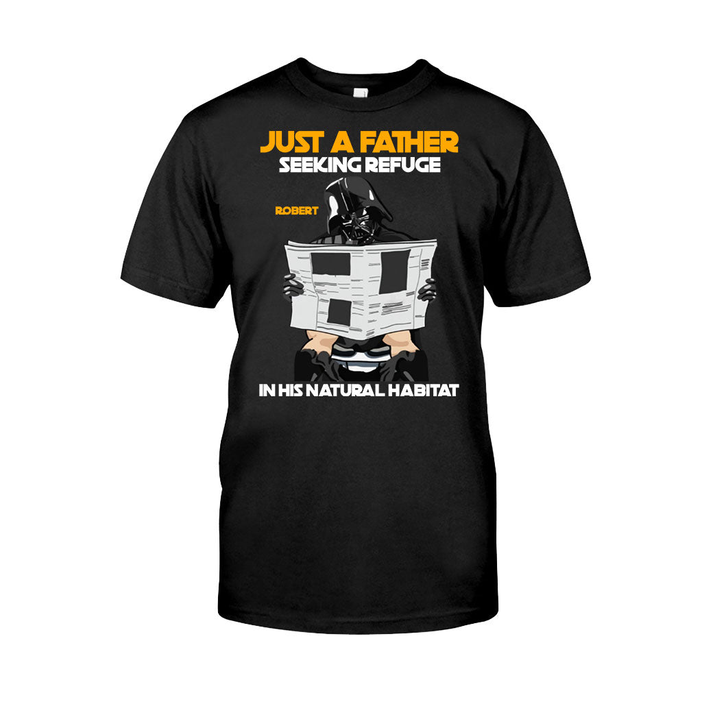 Just A Father Seeking Refuge In His Natural Habitat - Personalized The Force T-shirt And Hoodie