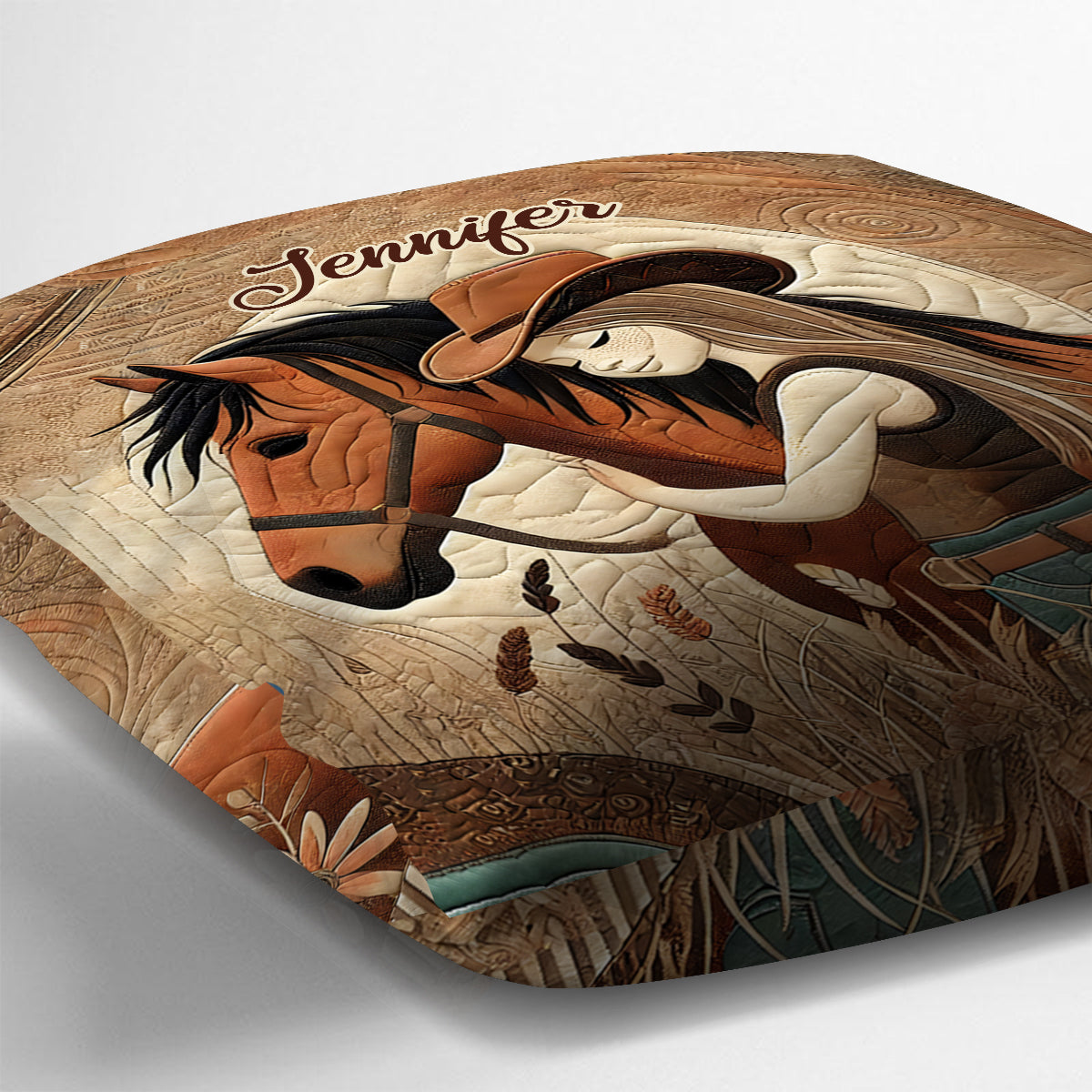 Horse Lovers - Personalized Horse Throw Pillow