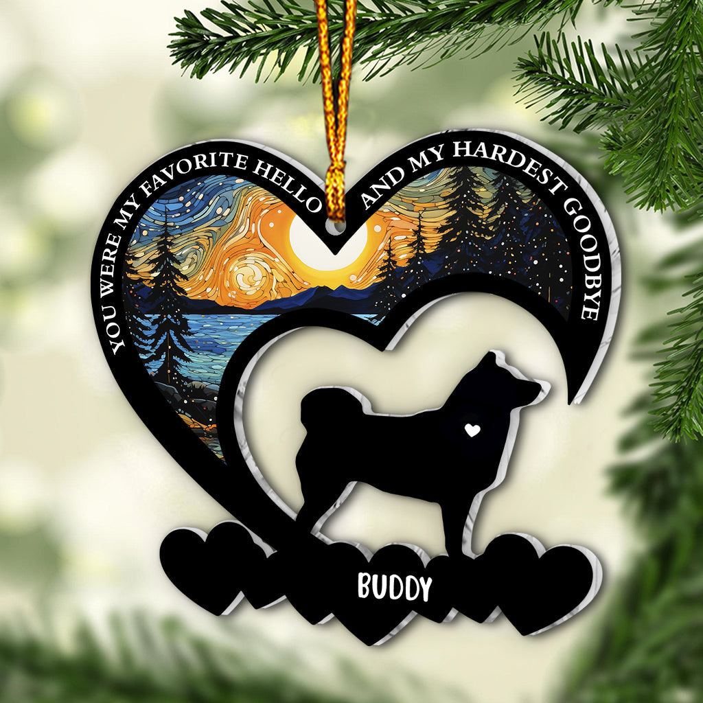 Forever In My Heart - Personalized Dog Ornament