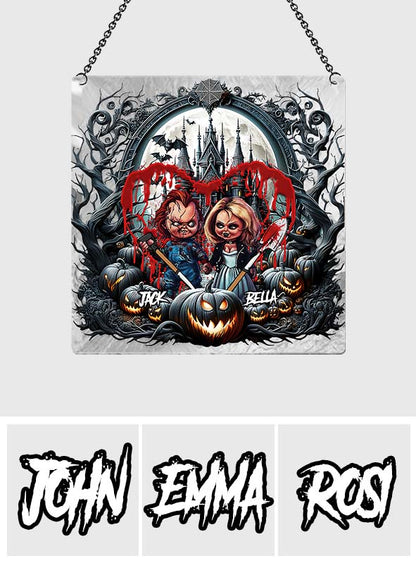 Till Dead Do Us Apart - Personalized Window Hanging Suncatcher Ornament