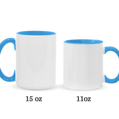 Ohana Blue - Personalized Ohana Accent Mug