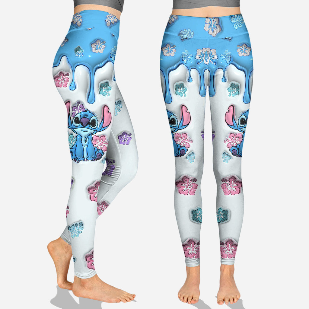 Ohana Means Family - Personalized Ohana Cross Tank Top and Leggings