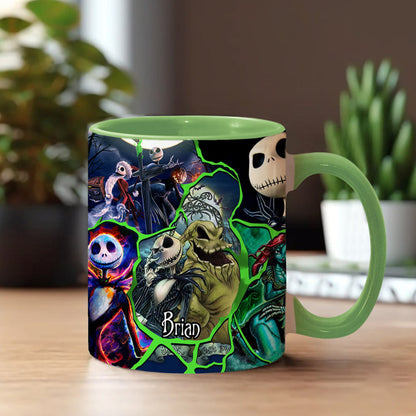 I'm Not Crazy, I Prefer The Term Mentaly Hilarious - Personalized Nightmare Accent Mug