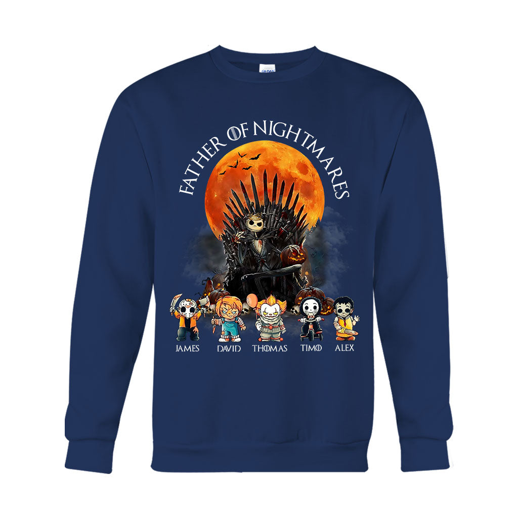 Father Of Nightmares - Personalized Father T-shirt And Hoodie