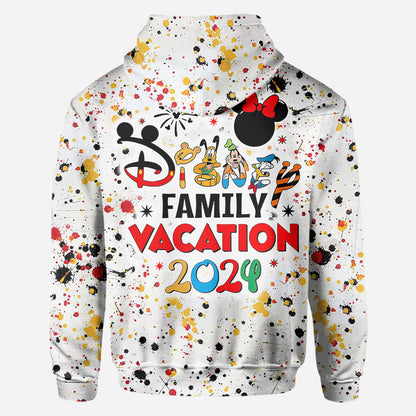 Family Vacation - Personalized Mouse All Over Shirt