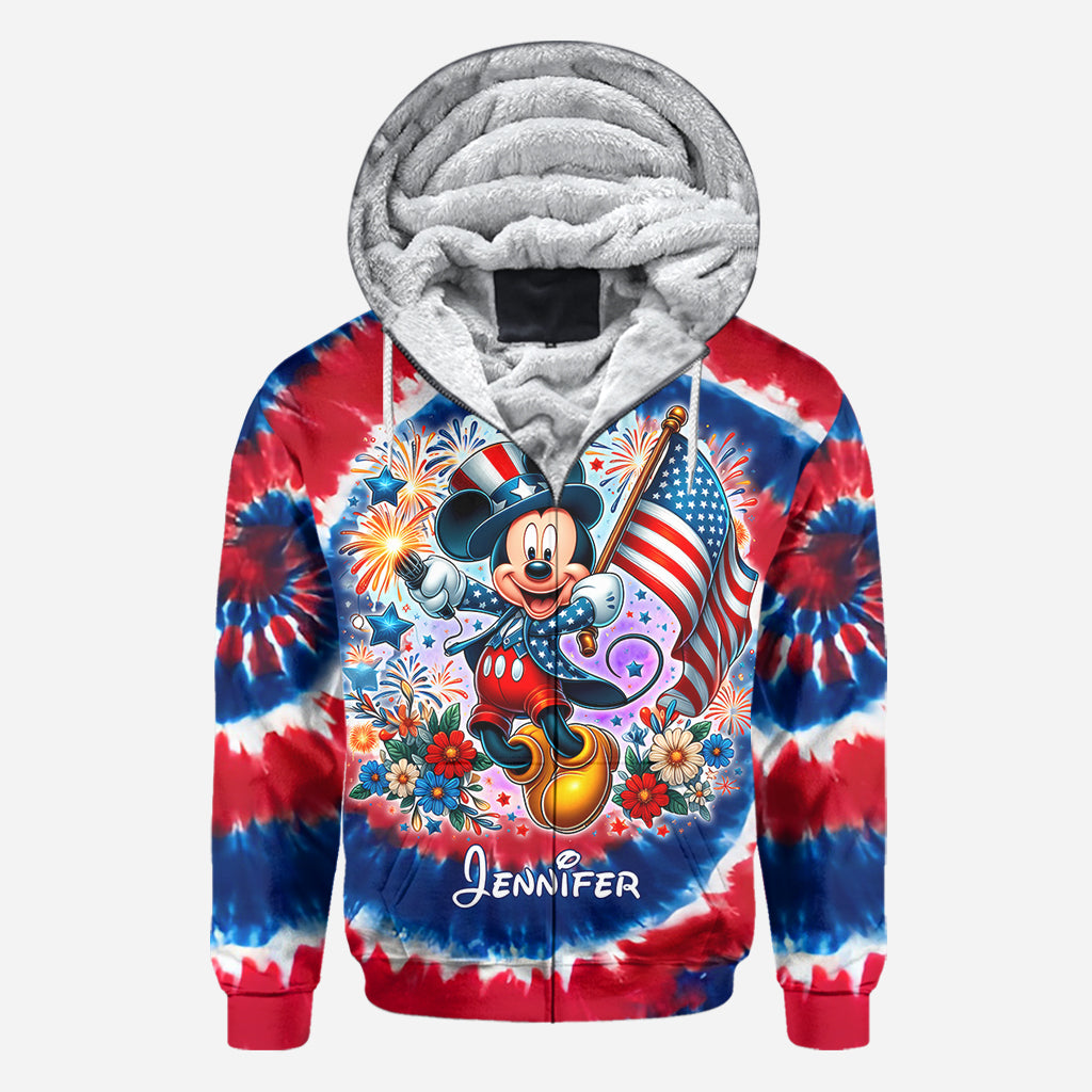 Cute Mouse 4th Of July - Personalized Mouse All Over Shirt