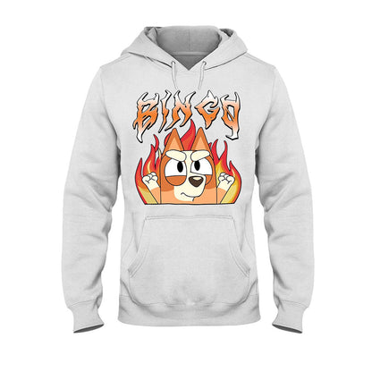 Fire Metal Rock - Mouse T-shirt And Hoodie