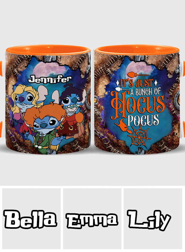 Just A Bunch Of Hocus Pocus - Personalized Ohana Accent Mug