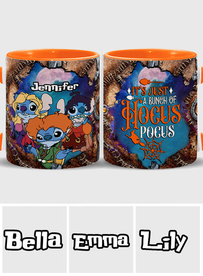 Just A Bunch Of Hocus Pocus - Personalized Ohana Accent Mug