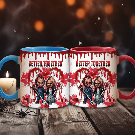 Better Together - Personalized Couple Accent Mug