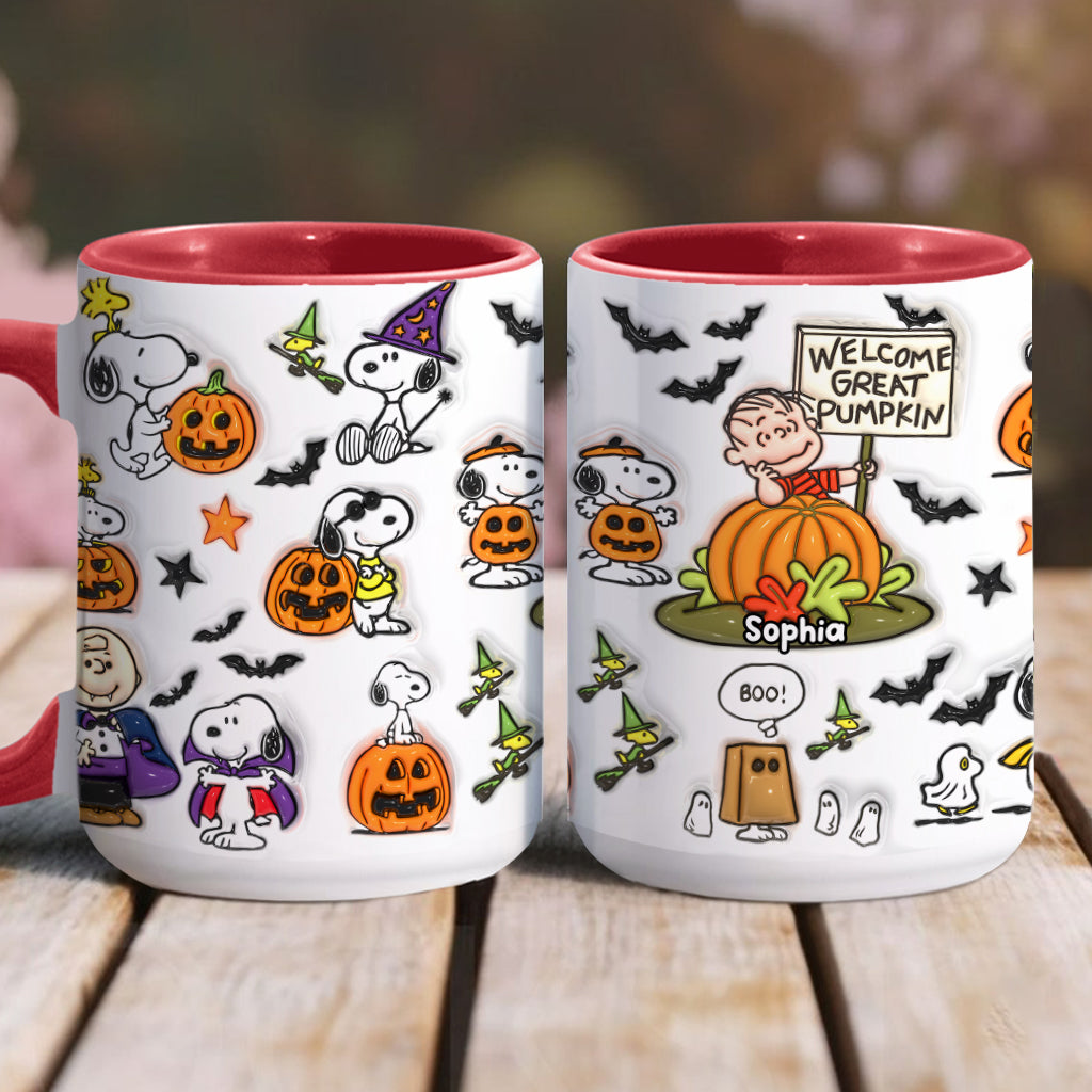 Welcome Great Pumpkin - Personalized Accent Mug