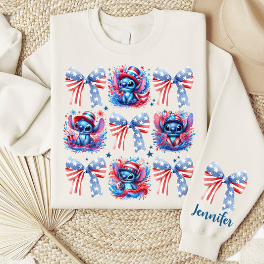 Land of Liberty Ohana - Personalized Ohana All Over Shirt