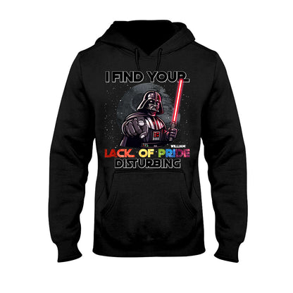 I Find Your Lack of Pride Disturbing - Personalized LGBT Support T-shirt And Hoodie