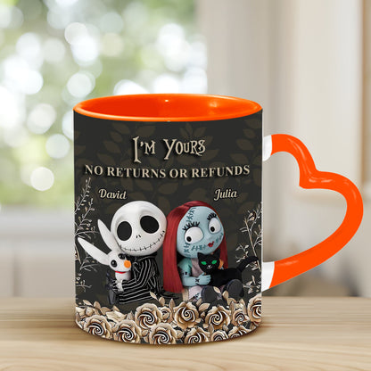 I'm Yours - Personalized Nightmare Heart Handle Mug