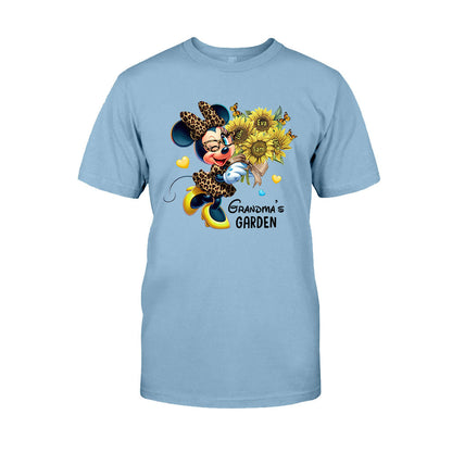Grandma's Mom's Garden Custom Any Title - Personalized Mouse T-shirt And Hoodie