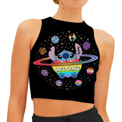 Safe Space - Personalized Ohana Crop Tank Top