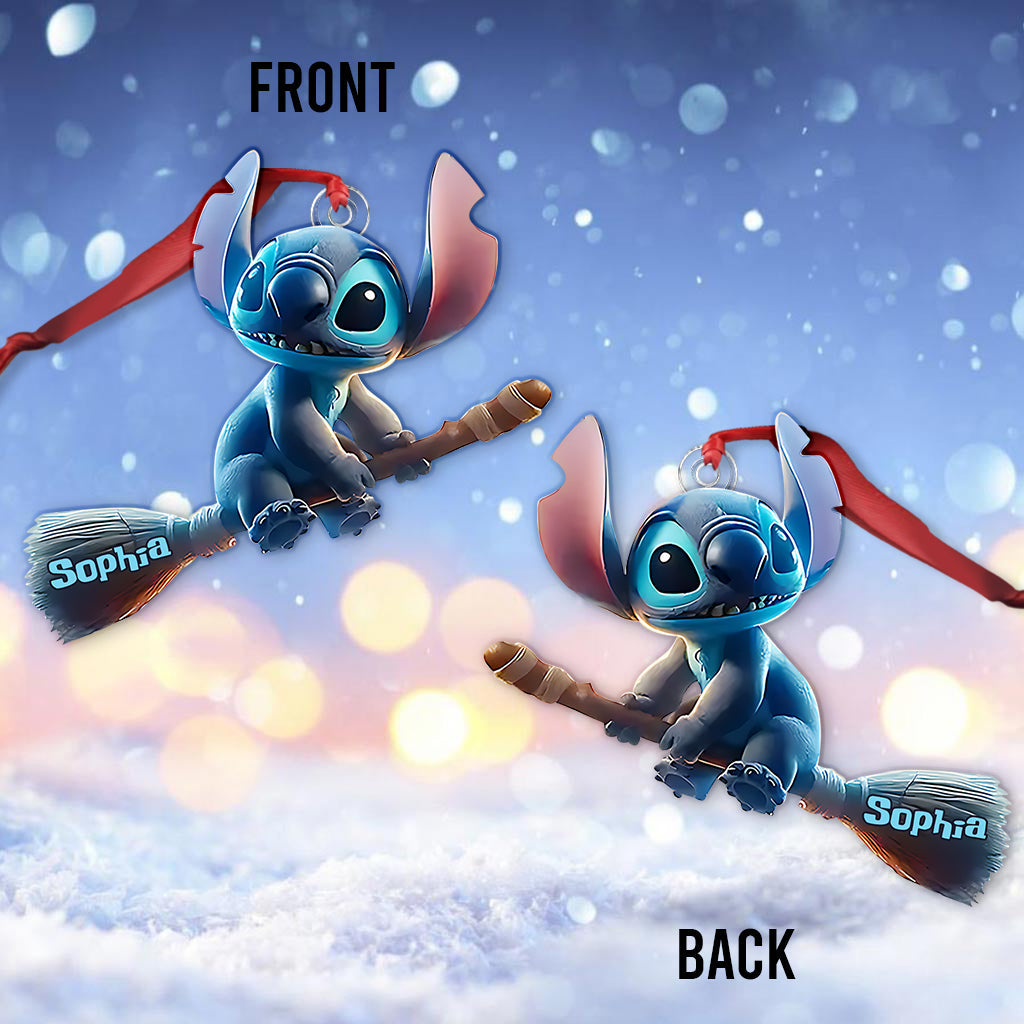 Happy Halloween - Personalized Ohana Custom Shaped Ornament