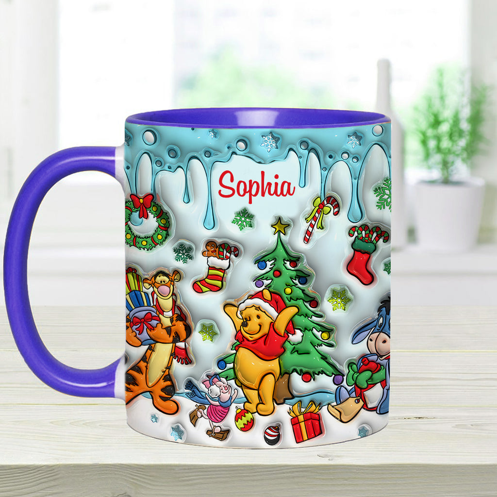 Merry Christmas - Personalized Mouse Accent Mug