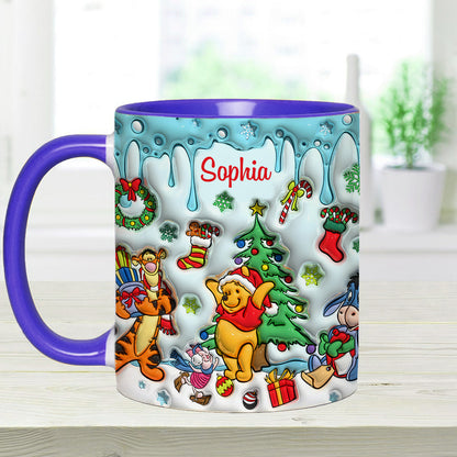 Merry Christmas - Personalized Mouse Accent Mug