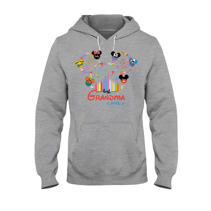 Best Grandma Mom Ever - Personalized Mouse T-shirt And Hoodie