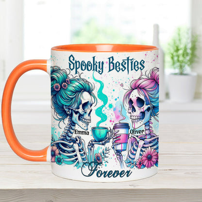 Spooky Besties Forever - Personalized Bestie Accent Mug