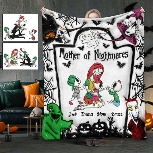 Mother Family Of Nightmares - Personalized Nightmare Blanket