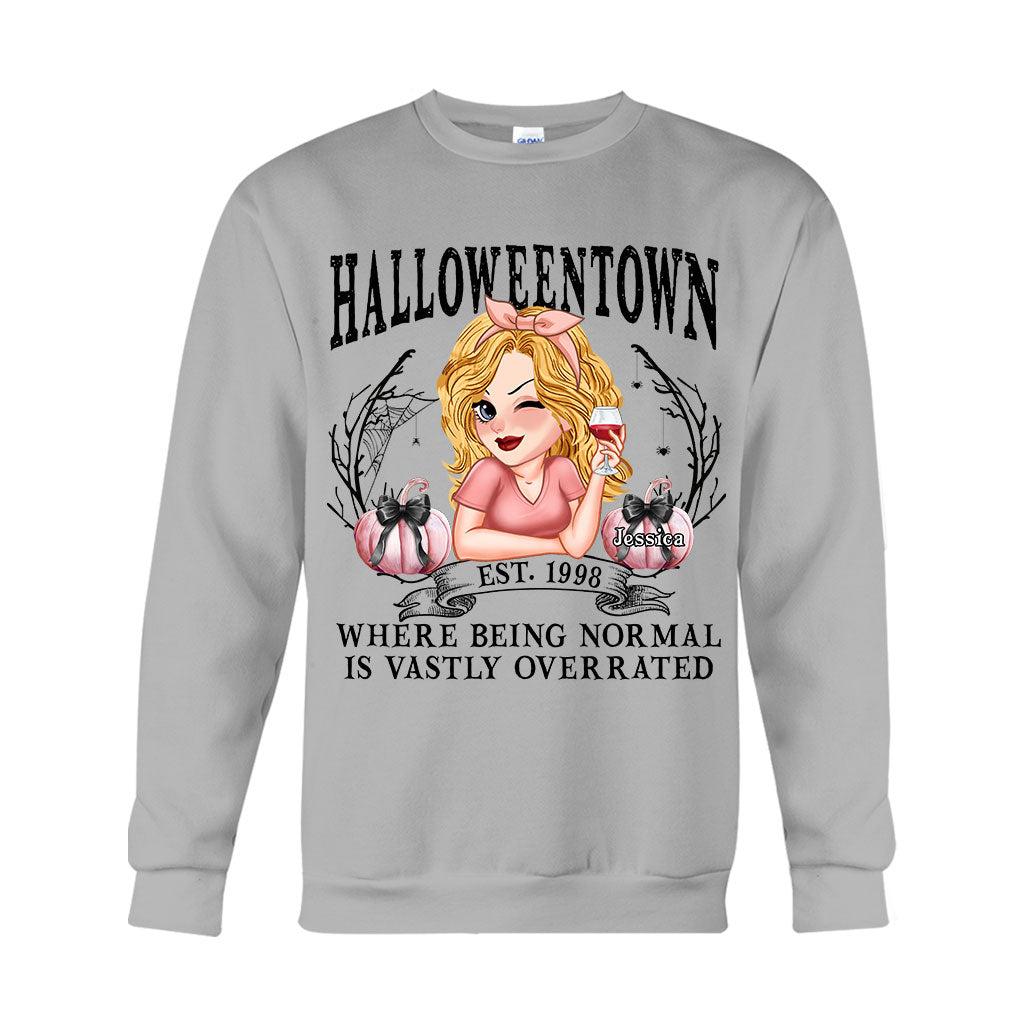 Halloweentown Where Being Normal Is Overrated - Personalized T-shirt And Hoodie