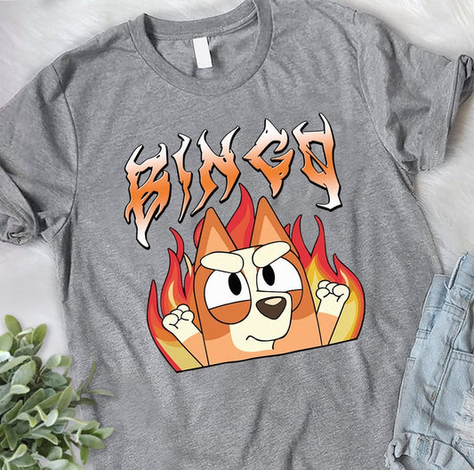 Fire Metal Rock - Mouse T-shirt And Hoodie